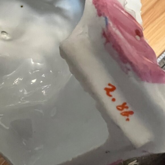 Antique‎ German Large Porcelain Figure Trinket Box - Picture 9 of 9